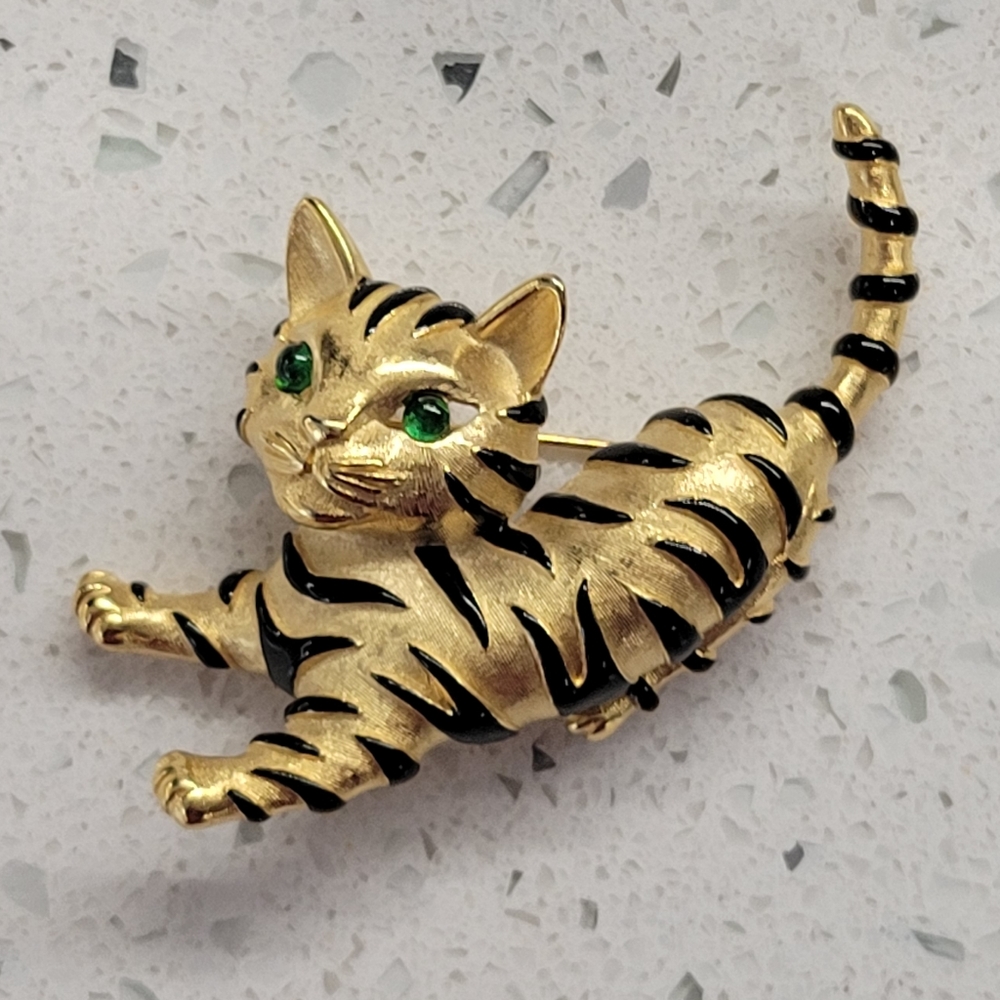 Trifari Cat Brooch